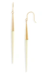 Soko Bone Quill Drop Earrings In Multi