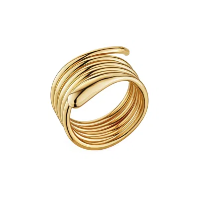 Soko Inc. Women's Gold Dash Coil Ring