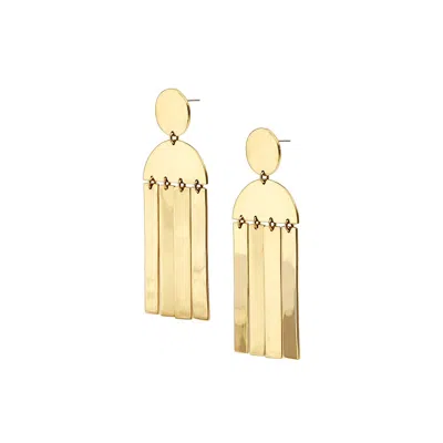 Soko Inc. Women's Gold Maxi Cala Earrings