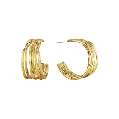 Soko Inc. Women's Gold Nyundo Hoops
