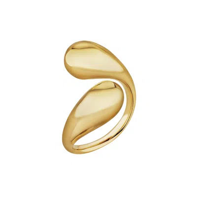 Soko Inc. Women's Gold Twisted Dash Ring