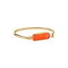 Soko Inc. Women's Gold Umbo Open Link Cuff Bracelet - Poppy