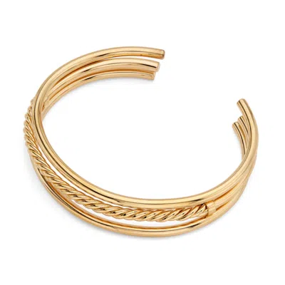 Soko Inc. Women's Gold Uzi Stacking Cuffs