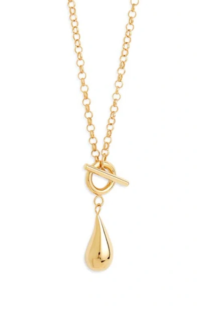 Soko Maxi Dash Pendant Necklace In Gold