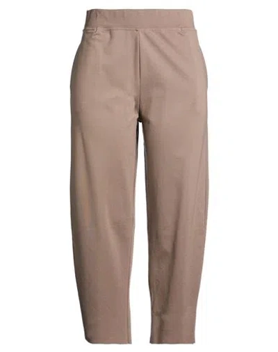 Soko Ni Inai Woman Pants Khaki Size Xl Viscose, Polyamide, Elastane In Sand