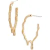 Soko Tiriko Maxi Drip Hoop Earrings In Gold