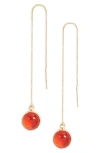 Soko Umbo Chain Threader Earrings In Gold