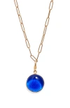Soko Umbo Circle Pendant Necklace In Gold