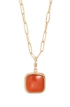 Soko Umbo Square Charm In Gold