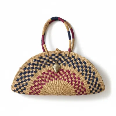 Sokona Women's Blue / Red Akua — Mosaic In Multi