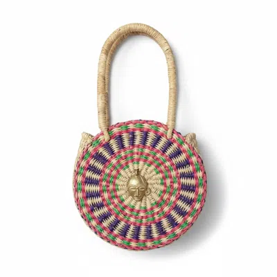 Sokona Women's Pink Esengo Joy In Motion Handwoven Bag