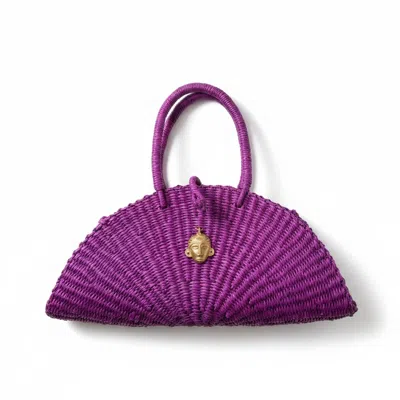 Sokona Women's Purple Akua — Violet Muse Handwoven Bag
