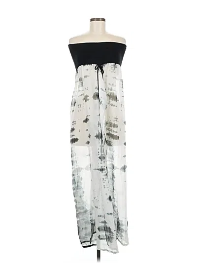 Pre-owned Sol & Mer Casual Dress In Gray