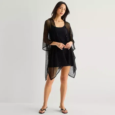 Sol & Mer Popcorn Textured Topper Wrap In Neutral