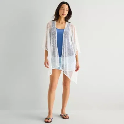 Sol & Mer Sol And Mer Popcorn Textured Topper Wrap In Burgundy