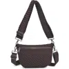 Sol And Selene Ethereal - Woven Neoprene Crossbody Bag In Chocolate