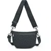Sol And Selene Ethereal - Woven Neoprene Crossbody Bag In Olive
