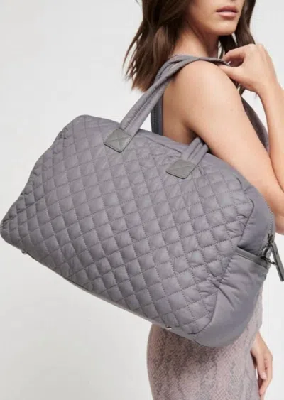 Sol And Selene Getaway Duffle Bag In Taupe Gray In Multi