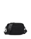 Sol & Selene Inspiration Small Woven Neoprene Crossbody In Black