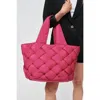 Sol And Selene Intuition East West Tote In Magenta In Pink