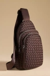 Sol And Selene Neoprene Sling Bag In Brown