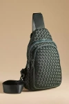 Sol And Selene Neoprene Sling Bag In Green