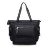 Sol And Selene Nylon Multipurpose Tote In Black In Black