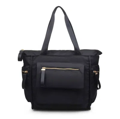 Sol And Selene Nylon Multipurpose Tote In Black