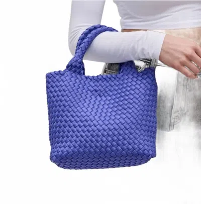 Sol And Selene Sky's The Limit - Small Woven Neoprene Crossbody In Periwinkle