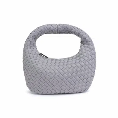 Sol And Selene Women's Dream Small Woven Neoprene Hobo Bag In Fog In Multi