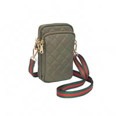 Sol And Selene Women's Quilted Crossbody Bag In Sage