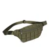 Sol And Selene Women's Quilted Nylon Belt Bag In Olive In Green