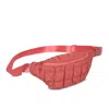 Sol And Selene Women's Quilted Nylon Belt Bag In Terracotta In Brown