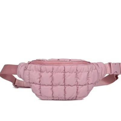Sol And Selene Women's Resurgence Puffer Crossbody Bag In Rose Pink