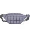 Sol And Selene Women's Resurgence Quilted Crossbody Bag In Gray In Gray