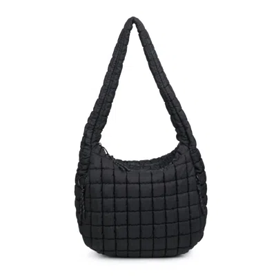 Sol And Selene Women's Revive Quilted Hobo Bag In Black