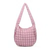 Sol And Selene Women's Revive Quilted Hobo Bag In Rose