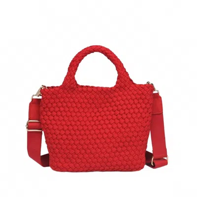 Sol And Selene Women's Sky's The Limit Small Sustainable Crossbody Bag In Red