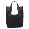 Sol And Selene Women's Zenith Zen Hand Woven Knot Tote Bag In Black In Black