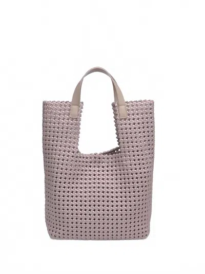 Sol And Selene Women's Zenith Zen Hand Woven Knot Tote Bag In Nude In Brown