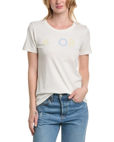 Sol Angeles Adore Crew Top In White
