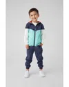 Sol Angeles Boys' Color Block Zip Hoodie - Little Kid, Big Kid In Indigo