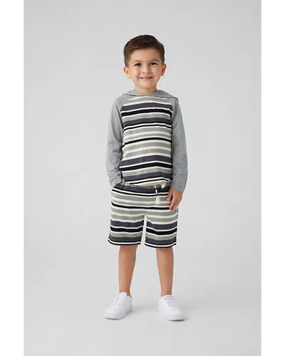 Sol Angeles Boys' Striped Pullover Hoodie - Little Kid, Big Kid In Ecru H Stp