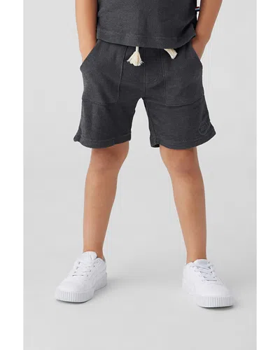 Sol Angeles Boys' Terry Cotton Shorts - Little Kid, Big Kid In Black