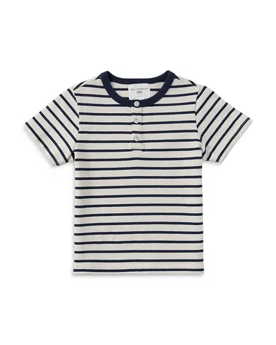 Sol Angeles Boys' Venice Cotton Stripe Henley - Little Kid, Big Kid In Indigo Stripe