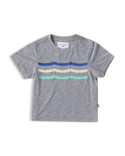 Sol Angeles Boys' Waves Aiden Crewneck Tee - Little Kid, Big Kid In Heather