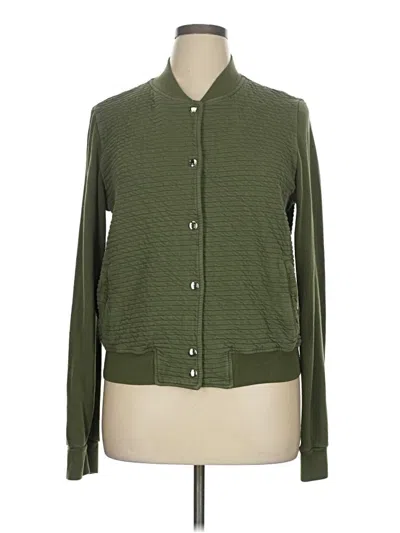 Pre-owned Sol Angeles Cardigan Sweater In Green