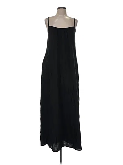 Pre-owned Sol Angeles Casual Dress In Black