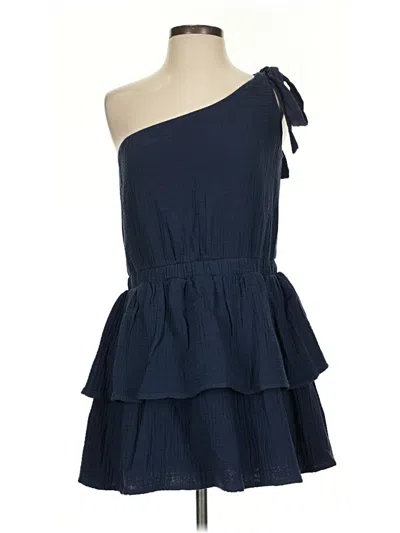Pre-owned Sol Angeles Casual Dress In Blue