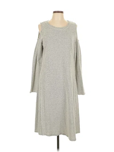 Pre-owned Sol Angeles Casual Dress In Gray